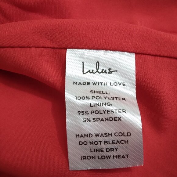 Lulu's | NWT Red Single Button Blazer Jacket | Size S - Picture 8 of 8